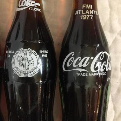 Miscellaneous Groups of 8 oz. bottles of Coca-Cola- Technical Business Conference 1996 QA 2000 (with