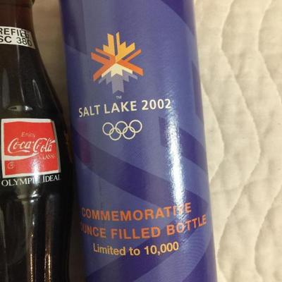 Mixed lot of four 8 oz. Coca-Cola bottles - St. Louis Gateway to the Gold July 1-10, 1994 US Olympic