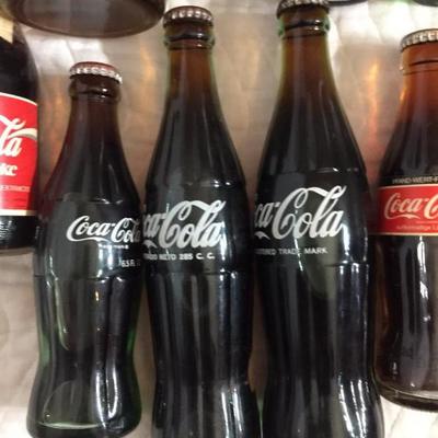 Large miscellaneous foreign lot of Coca-Cola - 1 1000 ml bottle of Franta Orange, 1 6.5 oz, bottle G