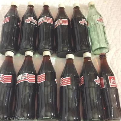 Large size Coca-Cola Bottles 10 16.9 oz bottles 