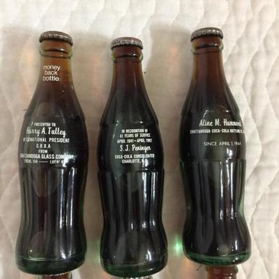 Cola-Cola six pack mixed lot - Wm. Thomas Ray Since 1947 Coca-Cola Bottling of Co. of Memphis, TN, L