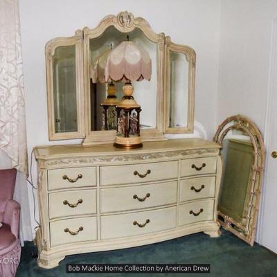 Bob Mackie Home Collection by American Drew Dresser with Mirror