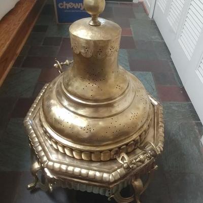 Moroccan Brass Brazier, Ottoman Period ( Restored hand forged and cast )
$900.00
