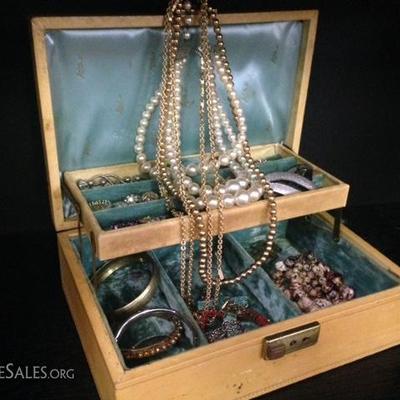 Variety of Vintage Costume Jewelry