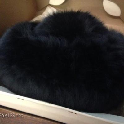 Vintage Dior Black Mink Hat