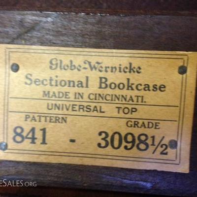 Globe-Wernicke Label