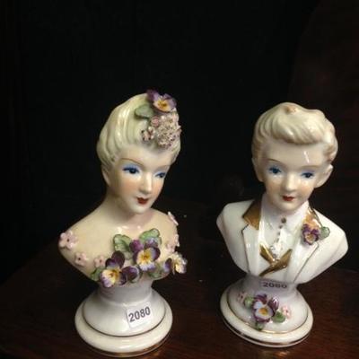 Pair of Victorian Busts