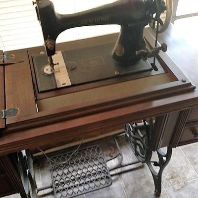 New Home Treadle Sewing Machine