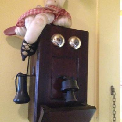 Old Telephone Wall Decor