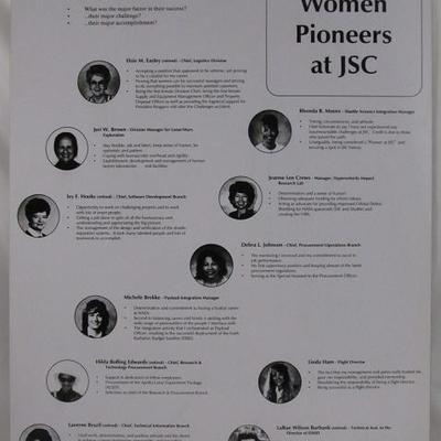 Women Pioneers at JSC Laminated Print 