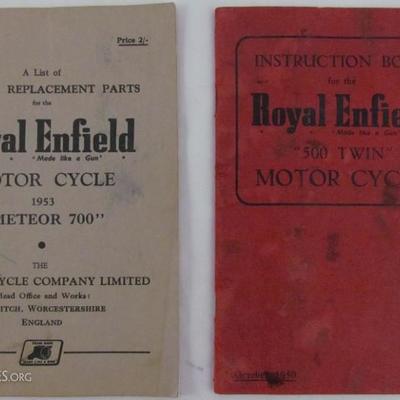 April 1953 Spare & Replacement Parts for the Royal Enfield Motor Cycle 1953 