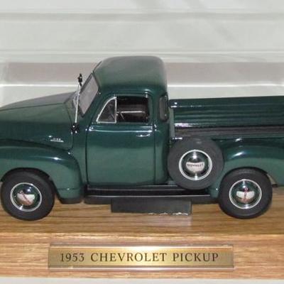 1953 Chevrolet Pickup  on Oak Base Display Case
