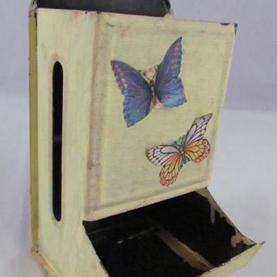 Vintage Tin Match Box Safe