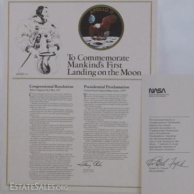 Apollo II To Commemorate Mankind's First Landing on the Moon by President Jimmy Carter, July 17, 1979