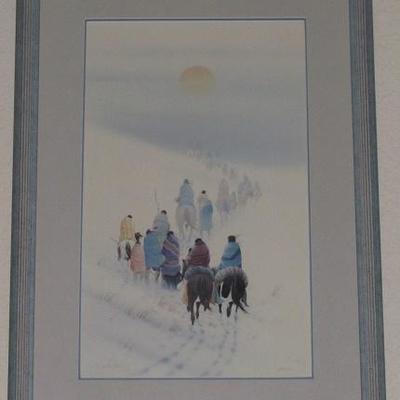 "Leaving The Smokies" by Oklahoma Artist, Donald Vann Signed and Numbered Limited Edition Print #936 of 1800 (14" x...