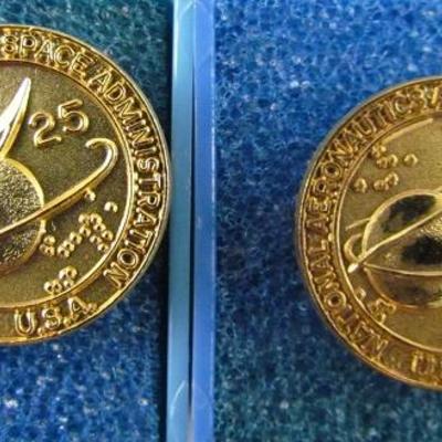NASA Gold Plated 25 & 30 Year Service Pins