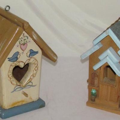 Wood Decorative Bird Houses