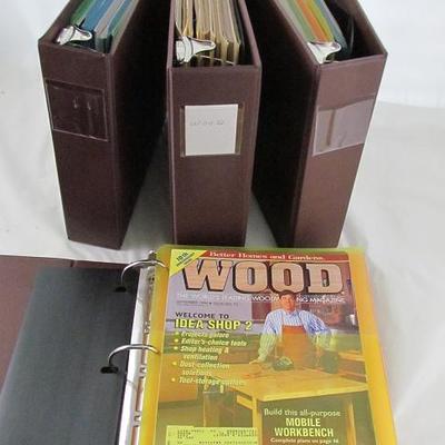 Showing a Small Collection of Many, Many, Many Wood Working Magazines