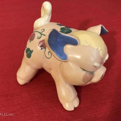 Kay Finch Ceramic Piglet   30.00