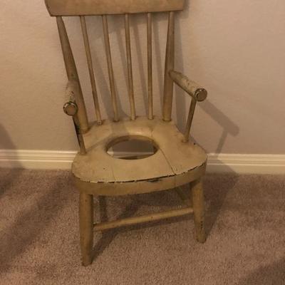 Antique Potty Chair  75.00