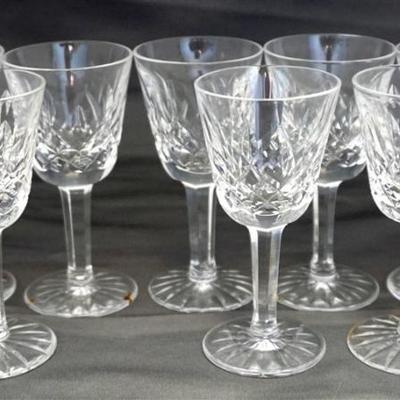 Eight Waterford Crystal 