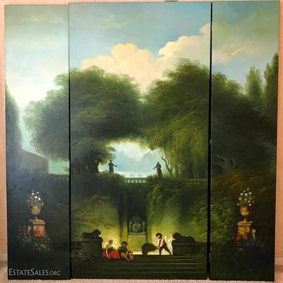 3 Panel Oil Painting