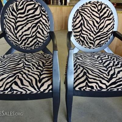 Matching Zebra Chairs