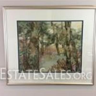 Lot 005:Nancy Rankin original painting of trees close up in a thicket, 27.25 x 31.5 inches framed.



SELLER ESTABLISHED A $375 RESERVE...