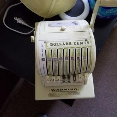 old fashion adding machine