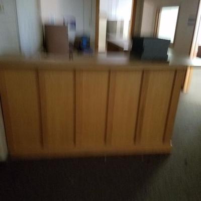 Reception desks many to choose from