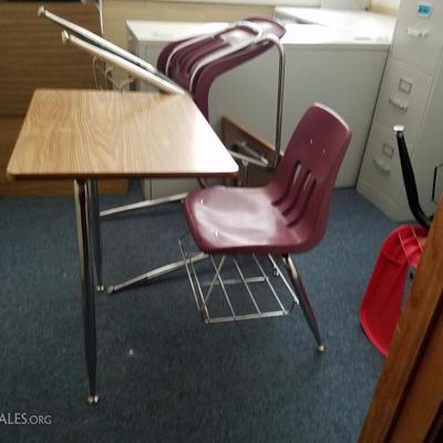 Student desks lots to choose from