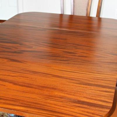 Drop leaf dining table, rosewood veneer