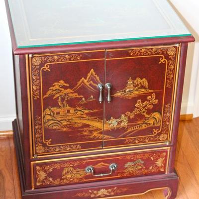 Asian storage cabinet.