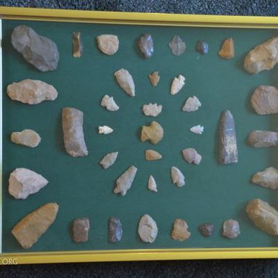 We are sincerely sorry, the family has pulled all arrowheads Shown in cases from the sale. We are forced to grant their wish. Again, we...