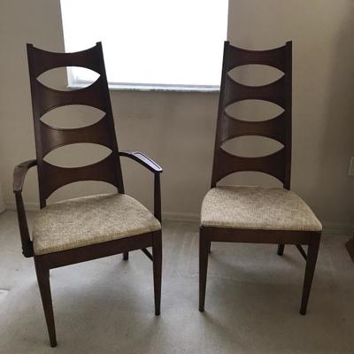 Mid Century his and hers chairs 