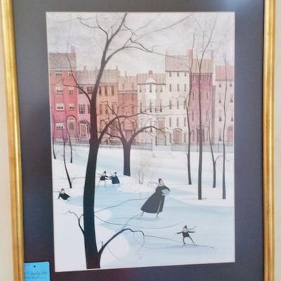 P Buckley Moss framed signed numbered prints