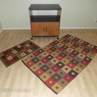 KDO005 Cabinet Stand and Rugs
