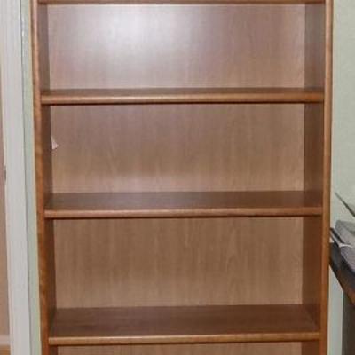 KDO004 Five Shelf Wood Bookshelf Unit
