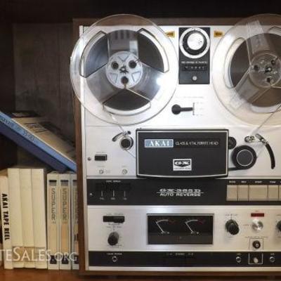 FVM028 Vintage Akai Tape Reel with Reels
