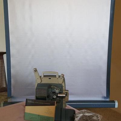 FVM060 Bell & Howell Projector & Radiant Glow Master Screen
