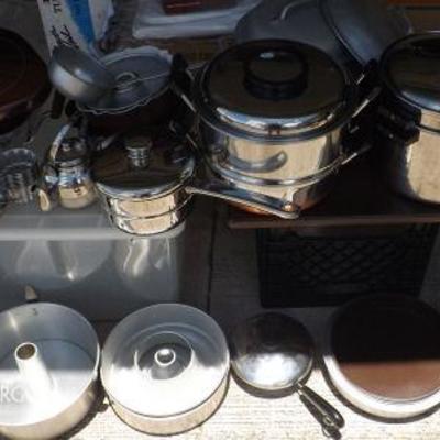 FVM100 Silver Seal Pots, Farberware Pots, Bundt Pans, More
