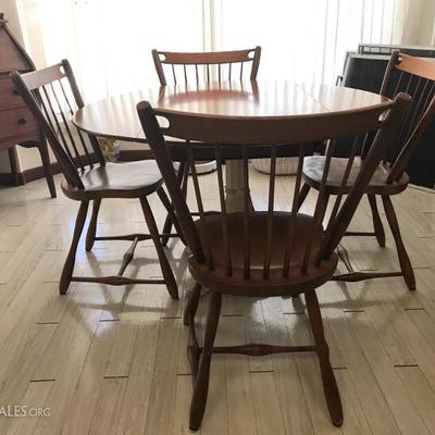 Set of 5 ( so far) Chairs Solid Rock Maple by Sprague & Carleton 