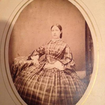 Photo of Ancestor in Dress from Civil War era..