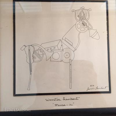 Wooster Lambert Sketches - set of  3.