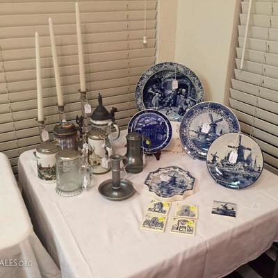 German Stains and Dutch plates and decor