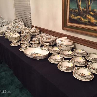 Large collection of Villeroy & Boch "Alt Amsterdam" dishes