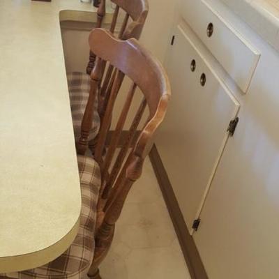 Oak chairs - no table 