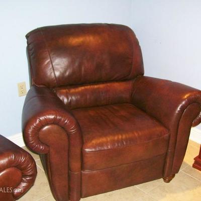 Matching leather chair