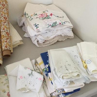 Tablecloths.. sheets, towels, blankets... comforter set