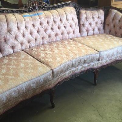 Beautiful  recovered couch 